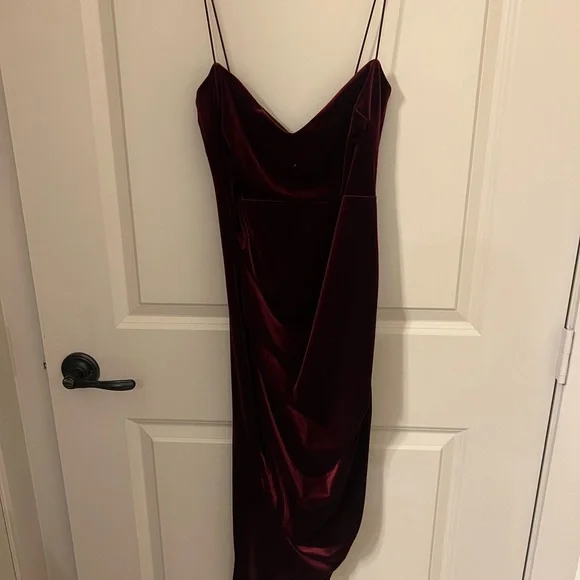 red nookie dress Bailey Gown